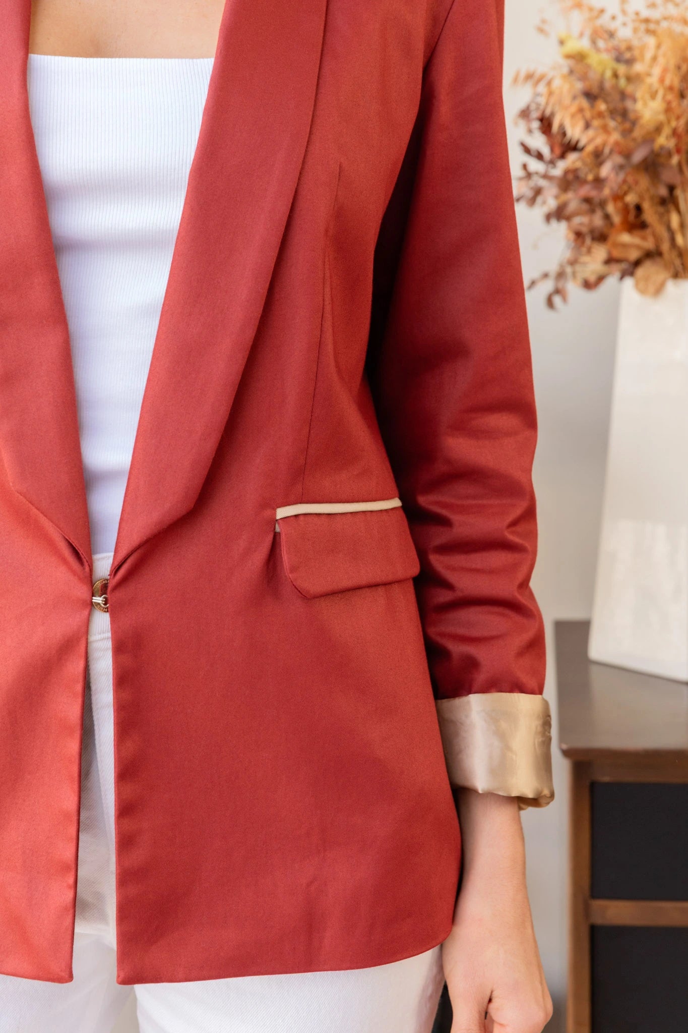 Sophie Red Paprika Blazer - T38